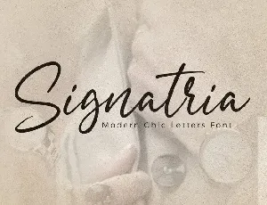 Signatria Script font