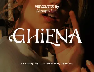 Ghiena font