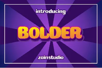 Bolder font