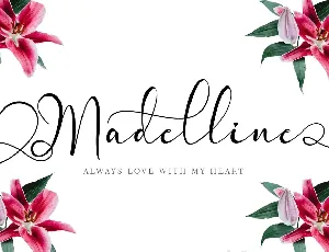 Madelline font