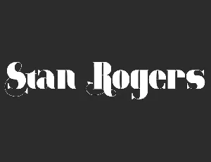 Stan Rogers Demo font