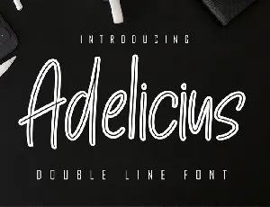 Adelicius font