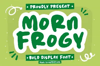 MORN FROGY font