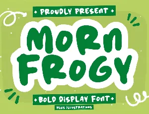 MORN FROGY font