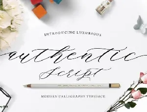 Authentic font