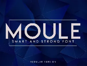 Moule font