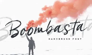 Boombasta Handbrush font