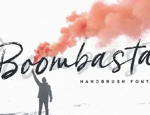 Boombasta Handbrush font