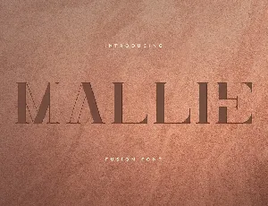 Mallie font