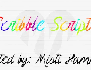 Scribble Script font