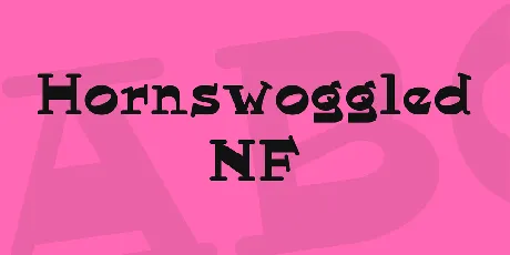 Hornswoggled NF font