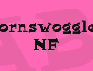 Hornswoggled NF font