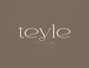 Teyle font