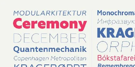 Geometria Family font