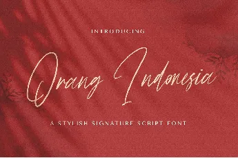 Orang Indonesia font