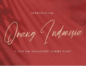 Orang Indonesia font