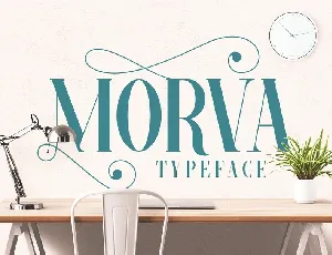 Morva font