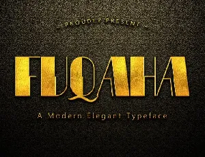 Fuqaha Display font