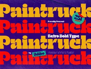 Paintruck font