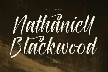 Nathaniell Blackwood font