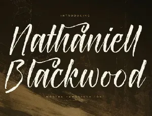 Nathaniell Blackwood font