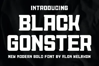 Black Gonster font