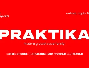 Praktika font