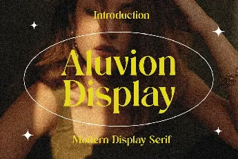 AluvionDisplay font