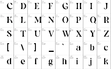 AluvionDisplay font