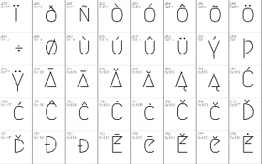 Megrim font