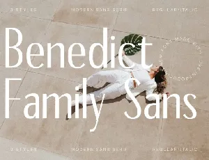 Benedict Family font
