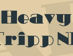 Heavy Tripp NF font
