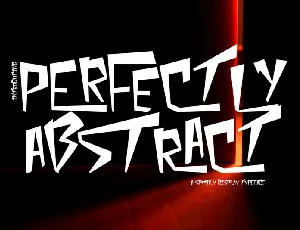 Perfectly Abstract font