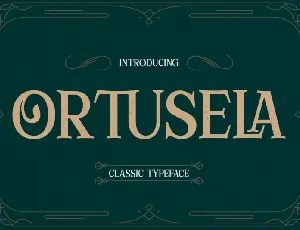 Ortusela font