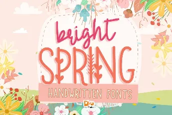 Bright Spring font