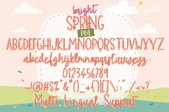 Bright Spring font