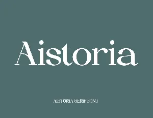 Aistoria font