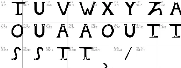 Dacian Donarium font