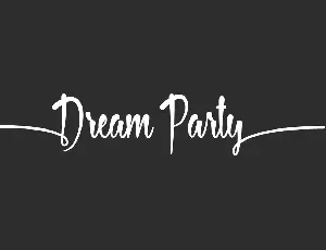 Dream Party Demo font