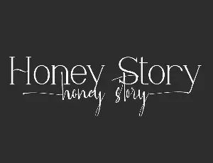 Honey Story Demo font