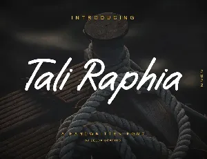 Tali Raphia font