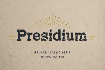 PresidiumScriptTypeface font