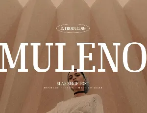 Muleno font