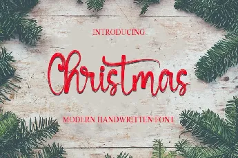 Christmas Script Typeface font