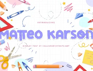 Matteo Karson font