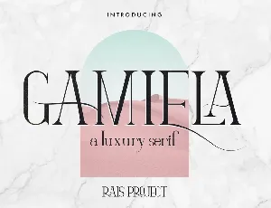 Gamiela font