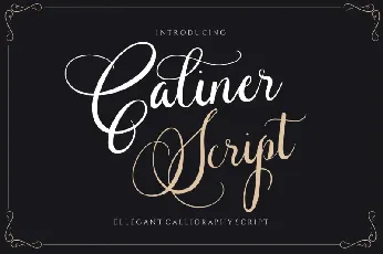 Caliner font