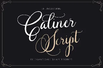 Caliner font