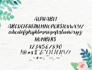 Jasmine Script font