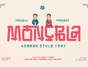 Moncbla font